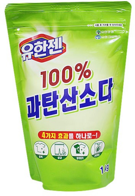 유한젠 100% 과탄산소다 1KG -TJ/과탄산소다흰옷, 1개