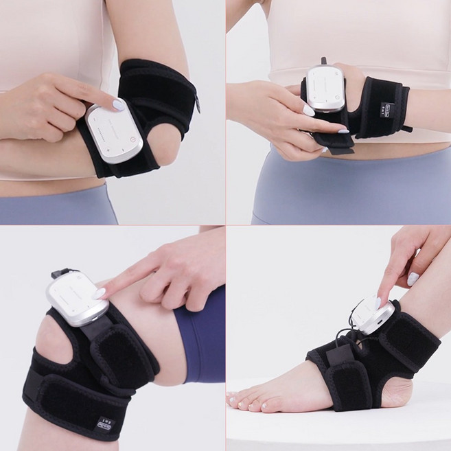 약손드림 6 in 1 기본세트 다용도 마사지기 웨어러블 마사지기 휴대용 EMS 저주파 안마기, 단품