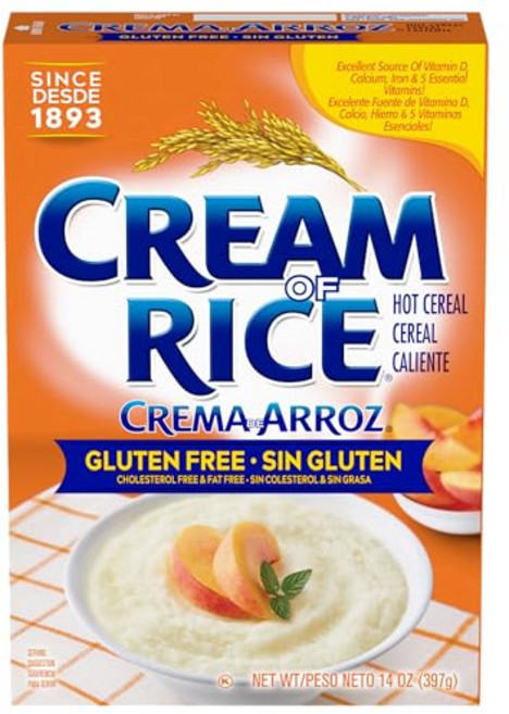 크림 오브 라이스 크레마 데 아로즈 프리 핫 시리얼 40 Cream of Rice Crema de Arroz Libre de Gluten Cereal Caliente 14 O, 1개