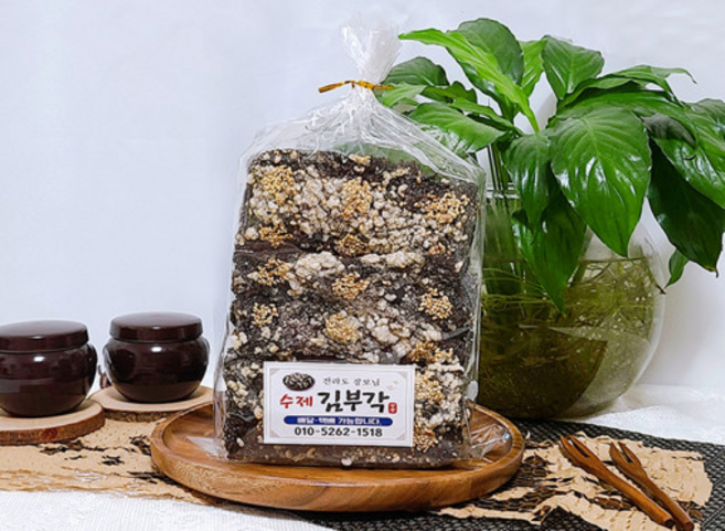 명품 수제 찹쌀 김부각 150g (장모님 김부각), 1개