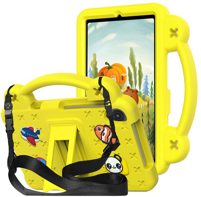 스냅케이스 ALLDOCUBE iplay 70 mini pro / turbo 호환 애니멀비츠 에바폼 케이스, 옐로우, 1개