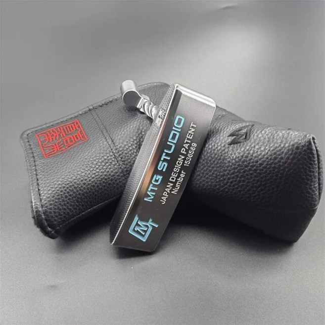 ITOBORI MTG 스튜디오 골프 퍼터 실버 블랙 스텝 왜곡 넥 진짜 스테인레스 스틸 클럽 KBS 샤프트 SS 그립, silver step 35
