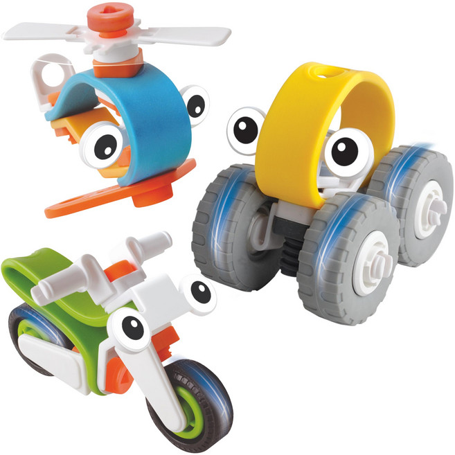 끼우고 돌리고 조이자 말랑말랑 어린이 조립장난감 뚝딱조립블럭, 솔라, 1개