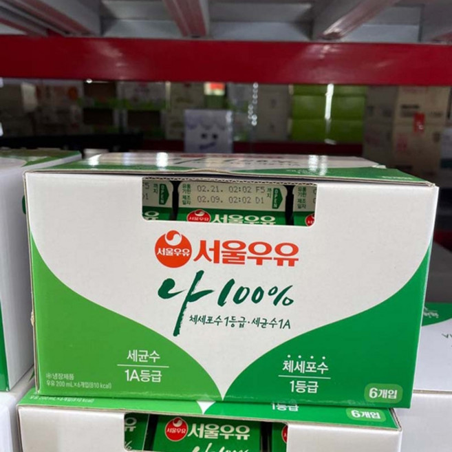 서울우유 나100프로, 200ml