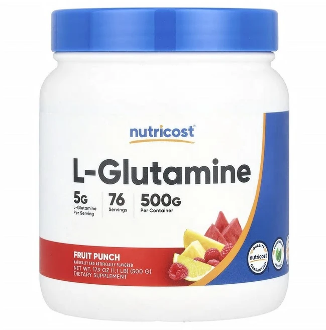 Nutricost L-글루타민 과일 펀치 500g(17.9oz) NCS-67522, 500g, 1개 - 쿠팡