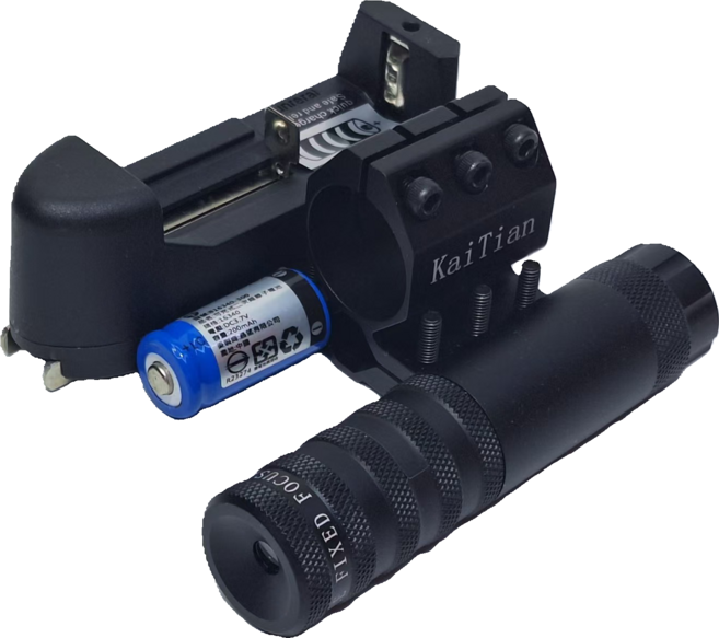 T909A 手電筒(瞄準器)四孔 軍用專業版 綠光-300mW, 1個, T908A-紅光