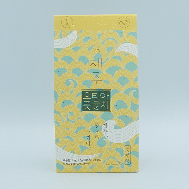 청정 제주 무농약 오티아 풋귤차 42g X 2개 1박스 산지직송