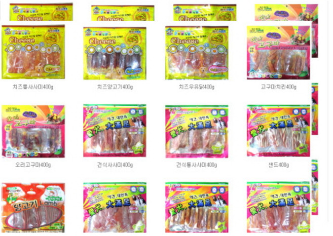 애견대만족/점보펫 대용량 400g 간식, 9.소고기큐브, 1개