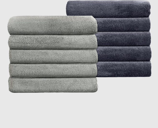 연화삼월 수건 독일 5성급 수건 10장 호텔 수건 40수 세면 타올 먼지없는 수건 수건 5개 OEKO-TEX 알러지/진드기방지 항균인증, 10개, 믹스