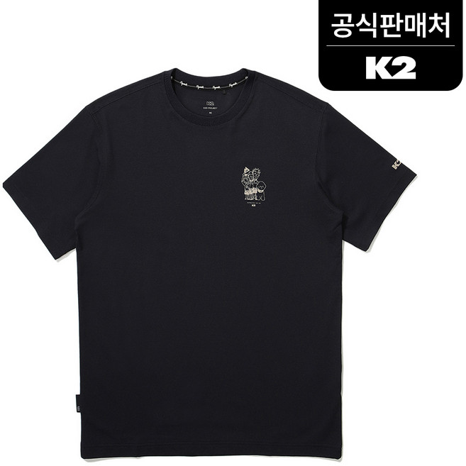 K2 공식 남성 ARTECO 키치캐릭터 공용 티셔츠 (ECO) KMM24252N9 (정상가:65 000)