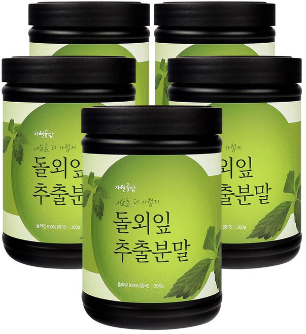 두손애약초 돌외잎 가루 분말 추출물, 5개, 300g