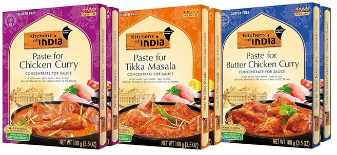 키친 오브 인디아 카레 페이스트 콤보 6팩