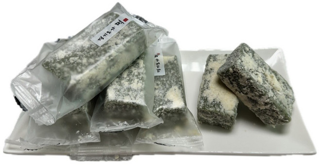 경기도가떡 동부콩 쑥 인절미 쑥떡 수제떡 냉동, 1개, 500g