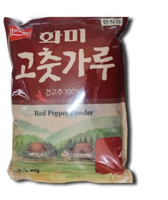 화미 고춧가루 한식용, 2.5kg, 4개