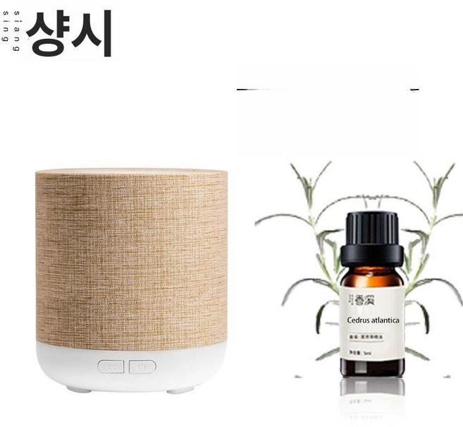 ssy 미니초음파가습기 무드등 초음파가습기 조용한 화이트 usb 사무실, 패브릭 아로마 디퓨저+유기 오일 C, 기본 모델명/품번