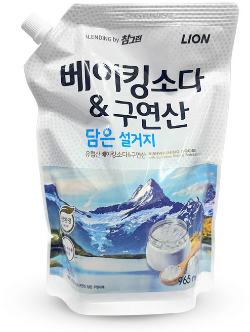 베이킹소다구연산 담은 주방세제, 1kg, 1개