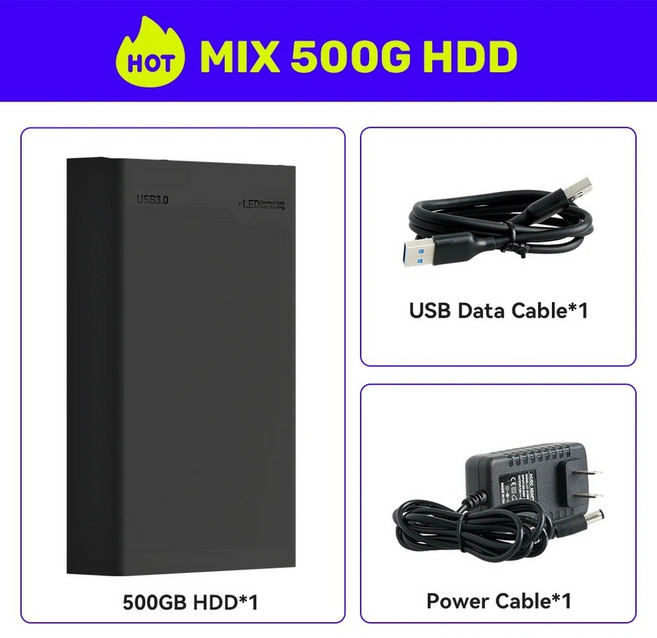 레트로 게임기 게임 스틱 콘솔 고전 가정용 오락실 미니 게임기 Hyper Base MIX HDD 런치박스 플레이나이트 레트로배트, MIX500G HDD, 유럽 연합, 2)MIX500G HDD