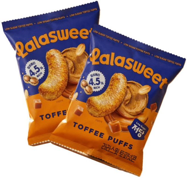 라라스윗 저당 토피넛콘, 35g, 6개