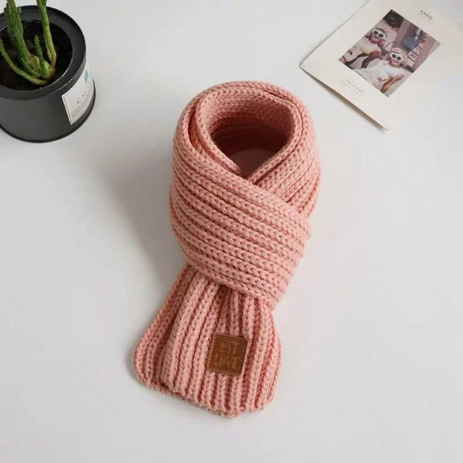 寶寶針織保暖圍脖造型圍巾