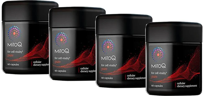 mitoq 고급 coq10 유비퀴놀 보충제 미토콘드리아를 위한 항산화제 지원 장기 건강 건강한 노화 및 세포 에너지(식물성 캡슐 180개), 4개, 60정 - 쿠팡