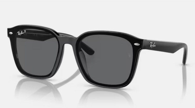 Ray-Ban雷朋 RB4392D 方形膠框偏光太陽眼鏡 經典時尚 有效阻擋眩光 提升戶外活動舒適度