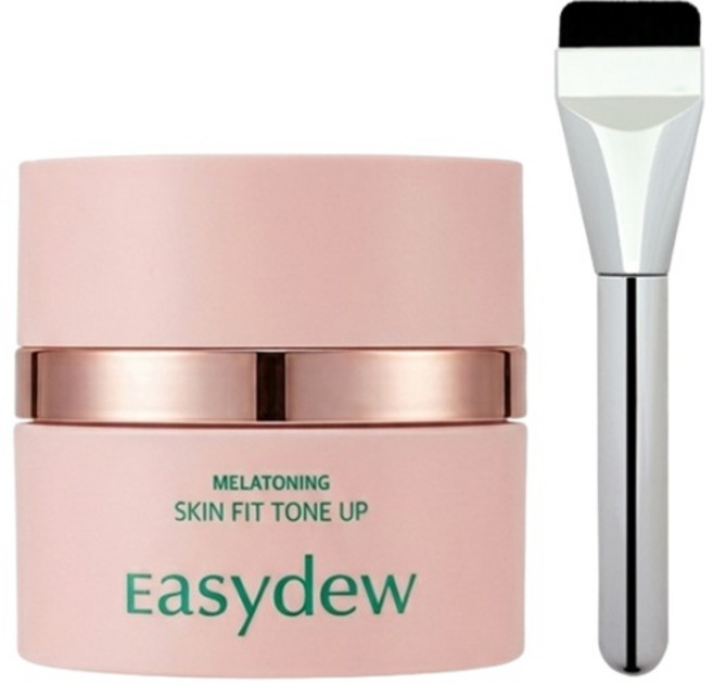 대웅제약 이지듀 톤업 선크림 멜라 토닝 스킨 핏 30ml+밀착브러쉬, 1개