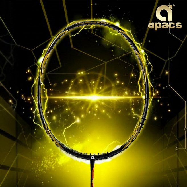 아펙스 배드민턴라켓 하이퍼나노 제너레이션 가벼운 1K 우븐 선수용 배드민턴채 노스트링, 1개