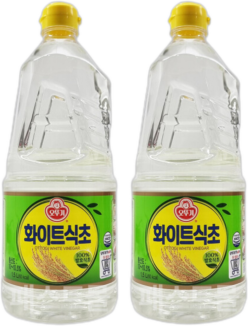 오뚜기 화이트식초, 2개, 1.5L