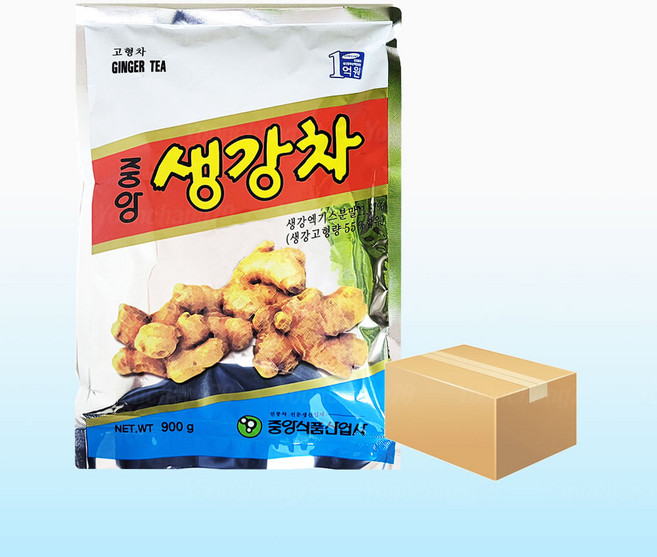 중앙 생강차 900g x 12개 (1박스)/자판기용 생강가루, 1박스, 12개입