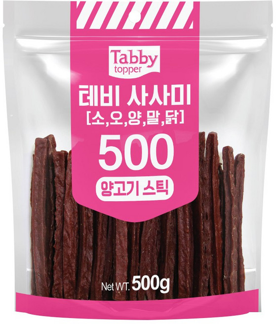 테비 사사미 대용량 강아지간식, 본상품, 500g, 1개