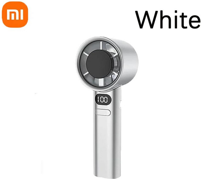 샤오미 미지아 120 풍속 ​ 미니 휴대용 핸디형 무선 선풍기 USB 충전식 야외용 팬, 03 M11-White
