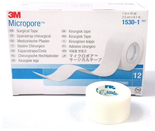 쓰리엠 마이크로포 종이반창고, 12개입, 1개