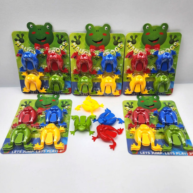 [무료배송/당일배송] 칼라 점프 개구리 게임 8개입 세트 [엘리빅마켓], 5세트