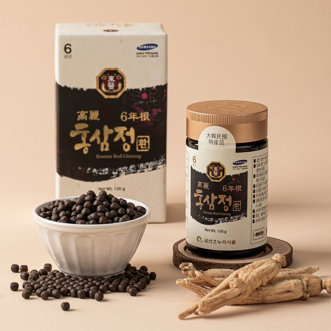 국내산 홍삼정환 150g 6년근 홍삼환 홍삼, 2DQQ_국내산 홍삼정환 150g, 1개