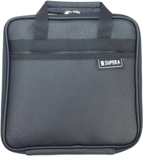 슈페라 10구 하모니카 매쉬 디자인 가방 케이스, 1개, 블랙, SHB-110