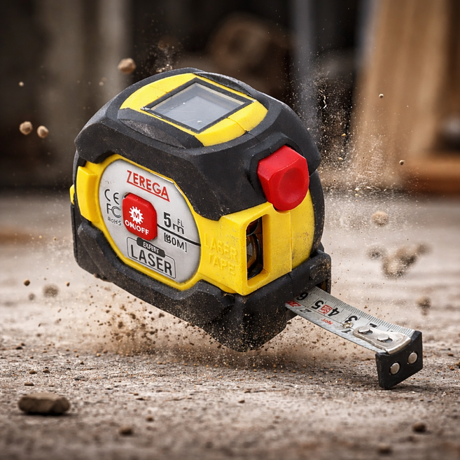 제르가 레이저줄자 스마트줄자 레이저 거리측정기 줄자 zerega 정품, 1개