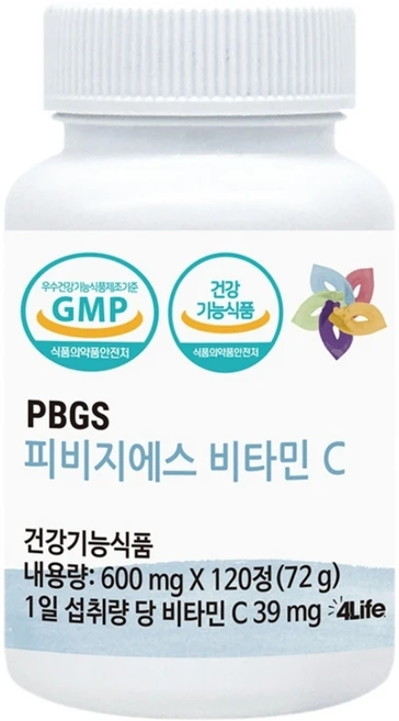 포라이프 피비지에스 PBGS 비타민 C 120정, 1개 - 쿠팡