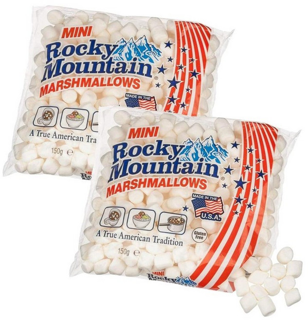 Rocky Mountain 쁘띠 마시멜로 쫀득쿠키 핫초코 150g 2개, 1세트, 300g