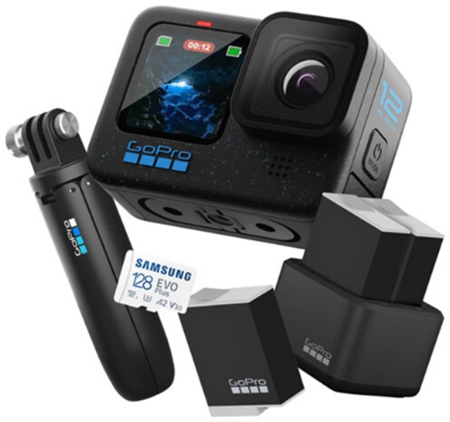 고프로 히어로 12 액션캠 CPST1, HERO12 블랙 올인원 패키지, 블랙