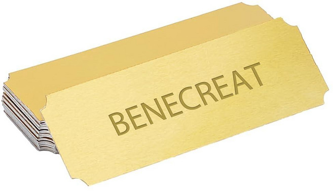 BENECREAT 알루미늄 블랭크 태그 50개 7.6x2.5cm(3x1인치) 레이저 각인 마운트 금속 플레이트 직사각형 골든 빈 시트 목걸이 팔찌 개 제작용 105567, BENECREAT 알루미늄 블랭크 태그 50개, 7.6