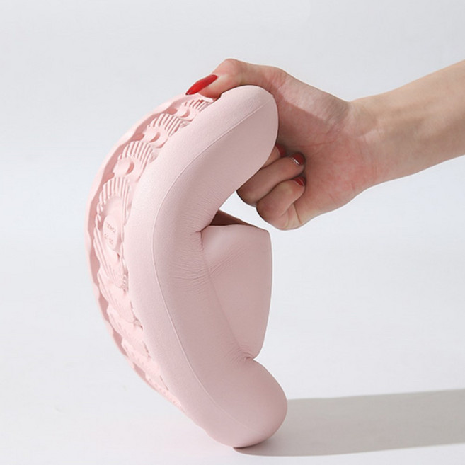 리빙블러썸 마카롱 구름 슬리퍼 층간소음 방지 무소음 실내화 거실화, 컴포트 핑크, 1개