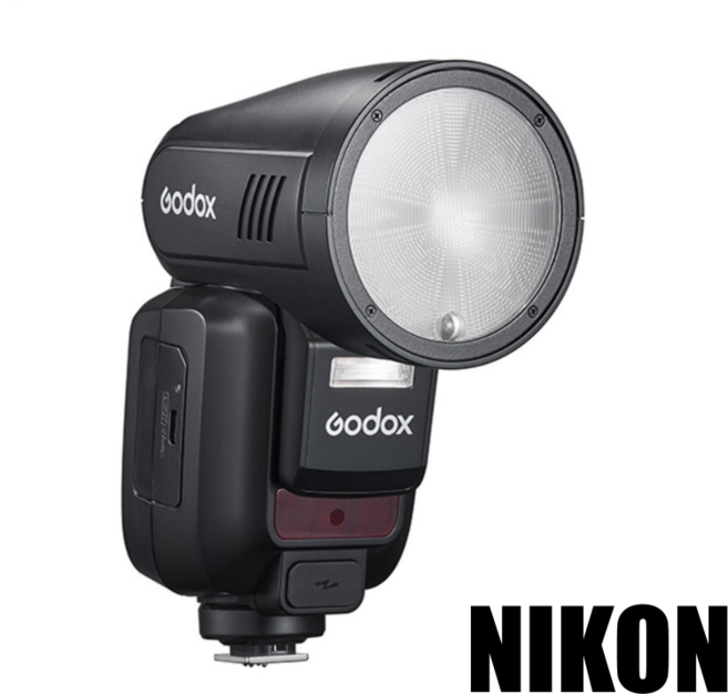 고독스 V100 TTL 라운드 헤드 카메라 플래시 100W, 1개, V100 N 니콘
