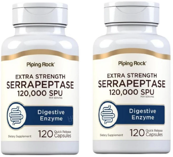 소스내추럴스 세라펩타제 120000SPU 120캡슐, 2개, 120정 - 쿠팡