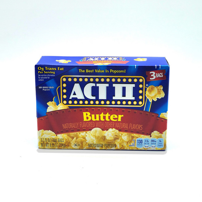액트투 팝콘 버터맛, 234g, 2개
