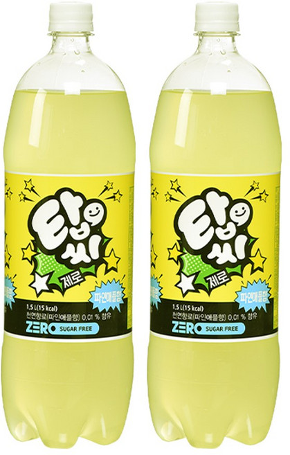 탑씨 제로 파인애플향 탄산음료, 1.5L, 12개