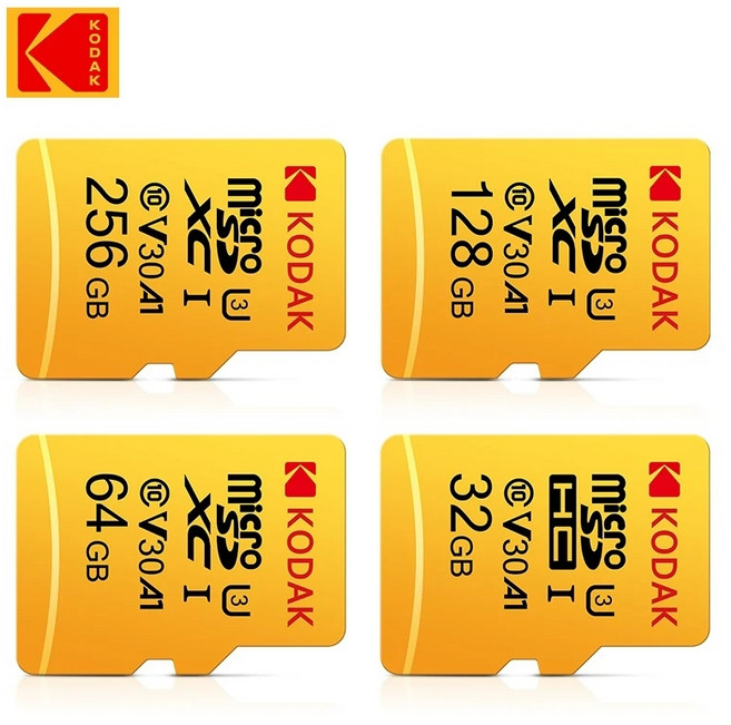 코닥 MICRO SD 카드 32GB 64GB 128GB 256GB Class10 UHS-I V30 U3
