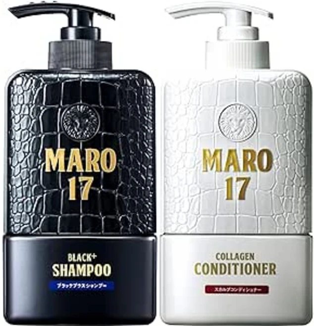 마로17 블랙 샴푸 350ml 4582469493617+컨디셔너 세트, 1개 - 쿠팡
