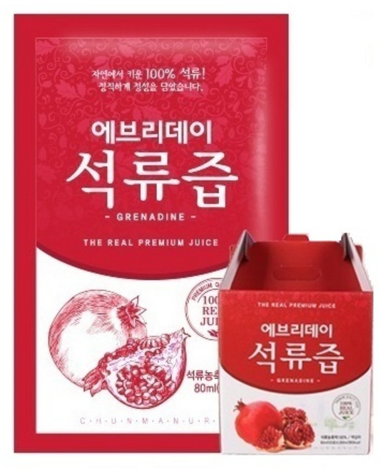 에브리데이 석류즙, 80ml, 50개