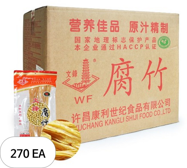 문봉 푸주 건두부면, 163g, 270개