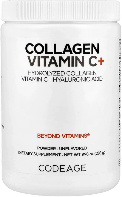 몸관리하세요 겨울입니다 Codeage 콜라겐 비타민C + 분말 무맛 283g(9.98oz) 특별관리진행, Codeage콜라겐비타민C분말무맛283g998oz, 283g, 1개 - 쿠팡